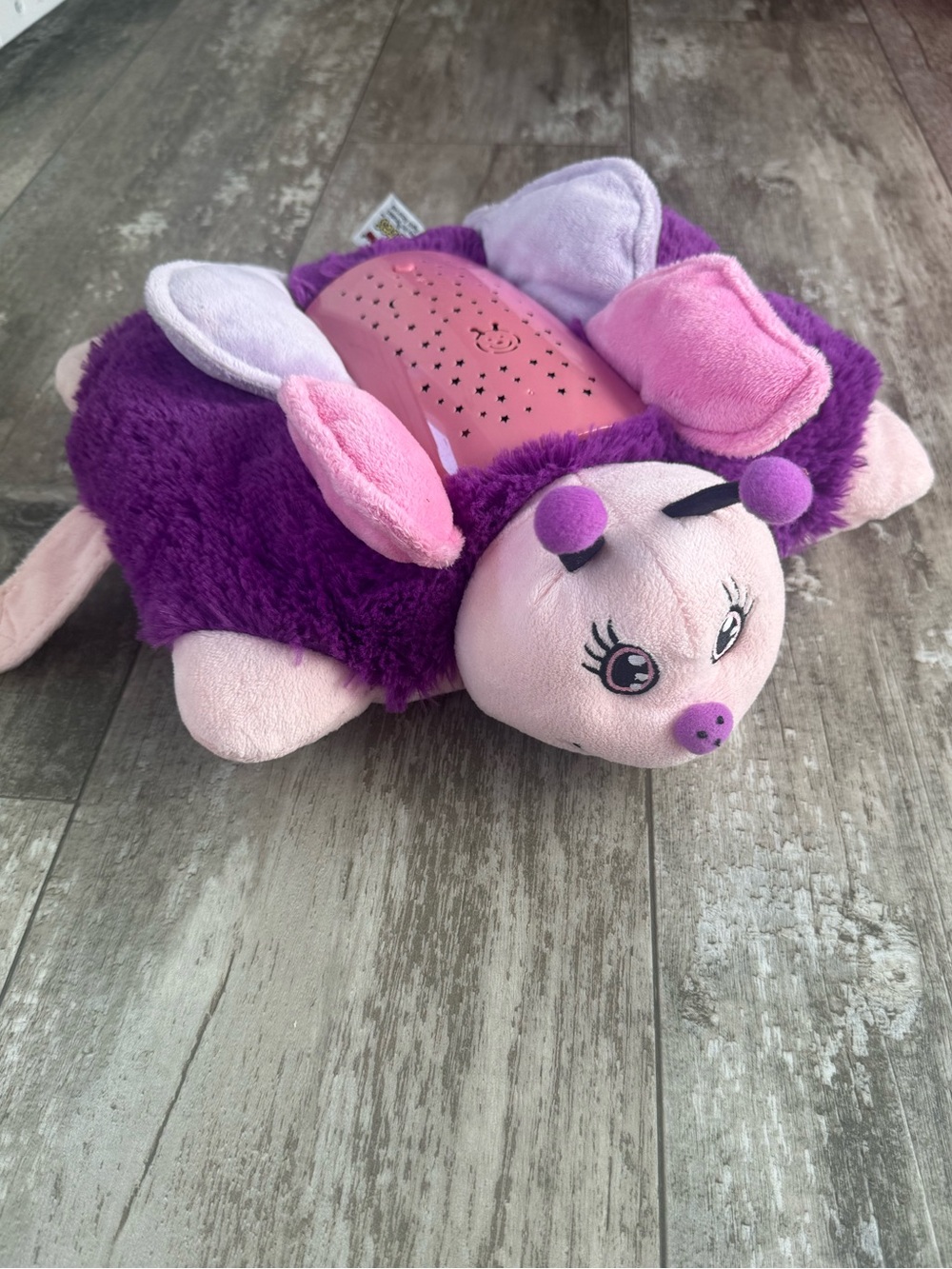 Pillow Pets Dream Lites Purple‎ Ladybug Night Light